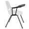 Flash Furniture White Ergonomic Shell Chair with Right Handed Flip-Up Tablet Arm RUT-EO1-WH-RTAB-GG - alternate 8